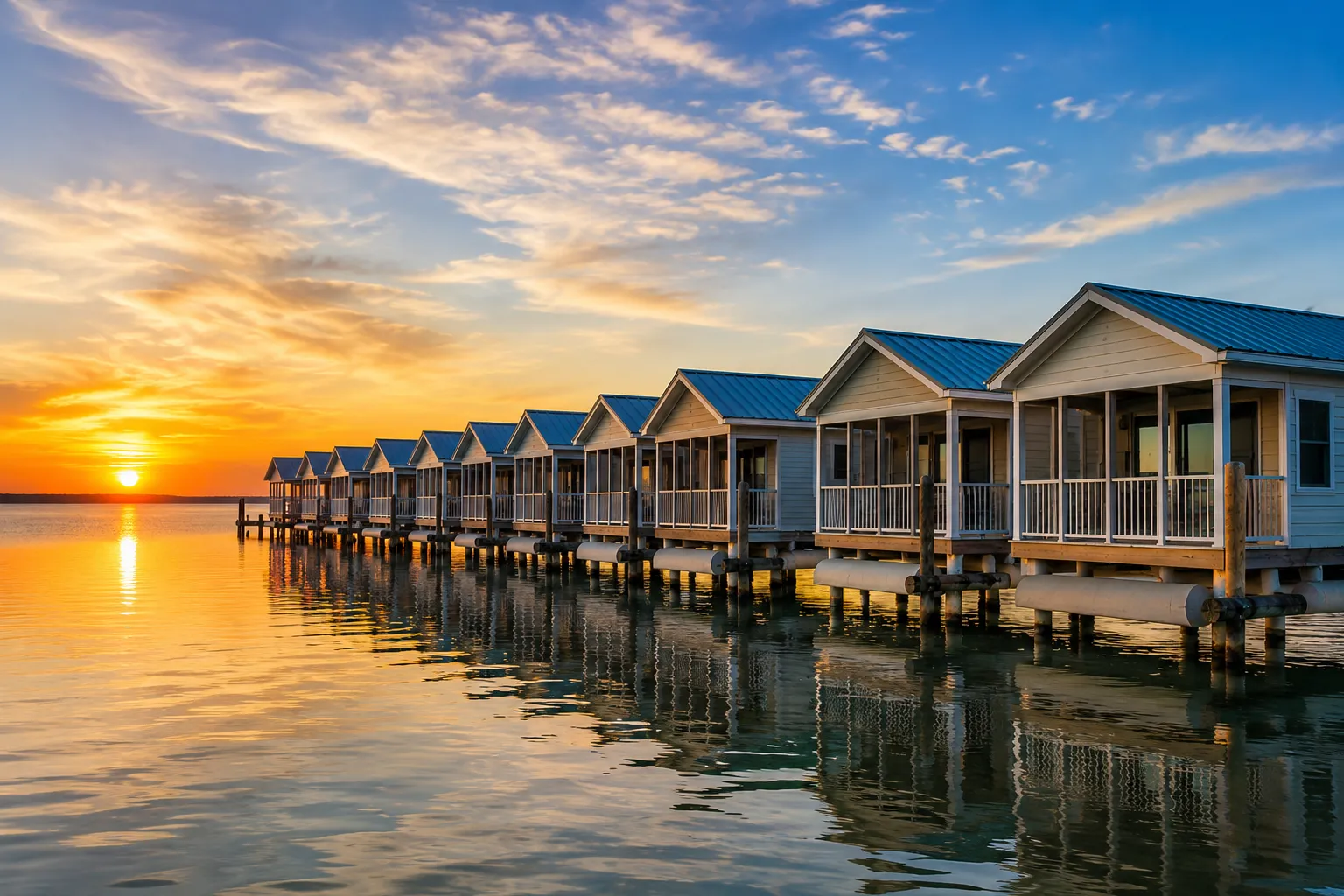 Chincoteague Island Overwater Bungalows Virginia